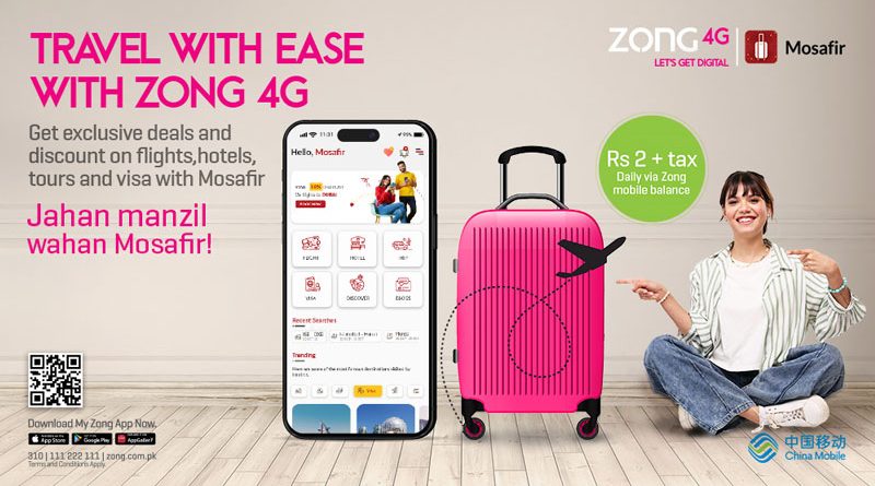 Zong and Mosafir Join Hands