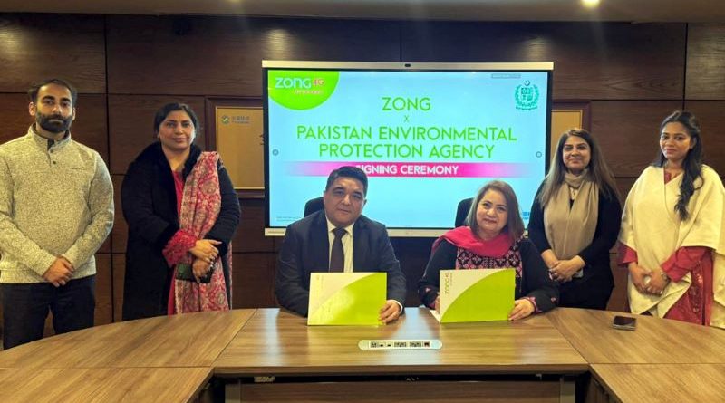 Zong Partners with Pak-EPA for Major Tree Plantation Drive in Islamabad