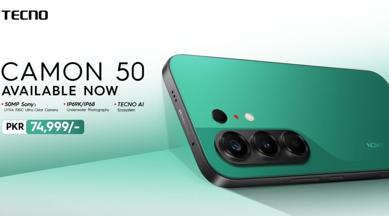 TECNO CAMON 50 Launches in Pakistan with Underwater Photography and Advanced TECNO AI TECNO CAMON 50 Launches in Pakistan with Underwater Photography and Advanced TECNO AI