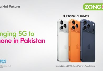 Zong Accelerates Next-Generation Connectivity with Official 5G Enablement on iPhones in Pakistan