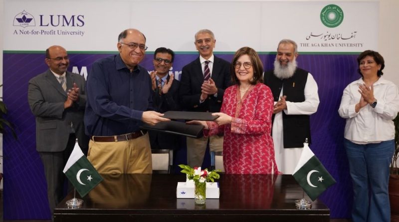 LUMS and Aga Khan University Sign MoU to Strengthen Joint Research and Academic Collaboration