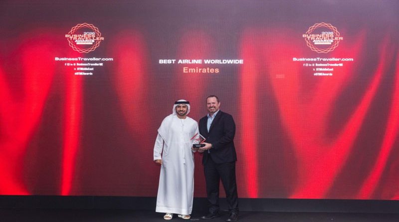 Emirates clinches Best Airline Worldwide at the 2026 Business