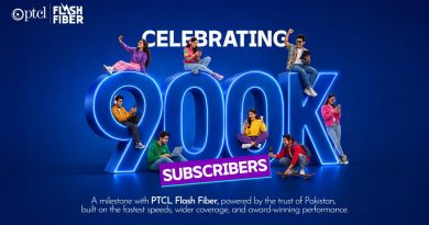 PTCL Flash Fiber surpasses 900,000 subscribers