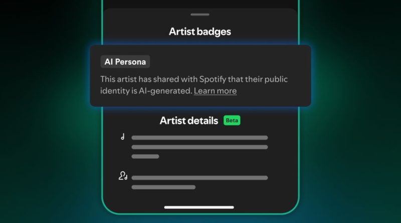 Spotify Introduces a New Label for AI-Generated Artist Identities