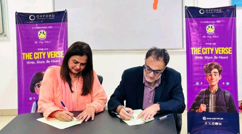 Oxford University Press Pakistan and The City School Network Sign MoU to Launch The City Verse