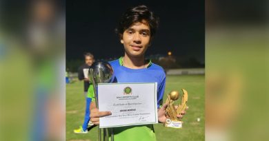 Young Cricketer Arham Mehfooz Shines with Outstanding All-Round Performance, Named Man of the Match