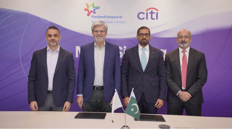 FrieslandCampina Engro Pakistan Limited and Citi Pakistan
